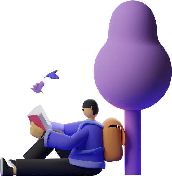 illustration d'une personne en train de lire
